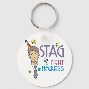 Stag Night Favours Key Ring
