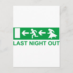 stag night postcard