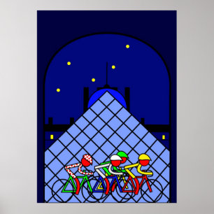 Stage 21 - The Louvre Pyramid Poster