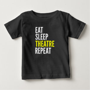 Stage Actor Gift T  - Eat Sleep Actress Repeat Baby T-Shirt