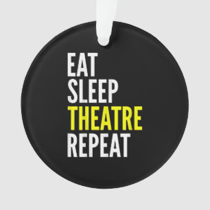 Stage Actor Gift T - Eat Sleep Actress Repeat Ornament
