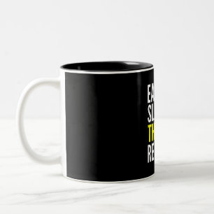 Stage Actor Gift T  - Eat Sleep Actress Repeat Two-Tone Coffee Mug