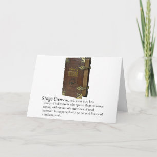 Stage Crew Card