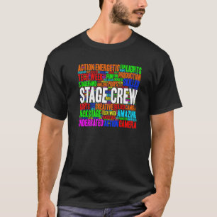 Stage Crew Stagehand Theatre Word T-Shirt