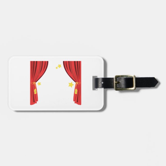Stage Curtain Luggage Tag (Front Horizontal)