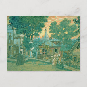 Stage design for Ostrovsky's play Postcard