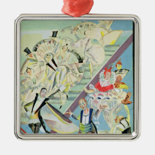 Stage design for the operetta metal tree decoration