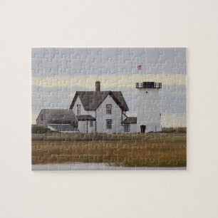 Stage Harbour Lighthouse Jigsaw Puzzle