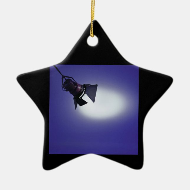 Stage Light Ceramic Tree Decoration (Front)