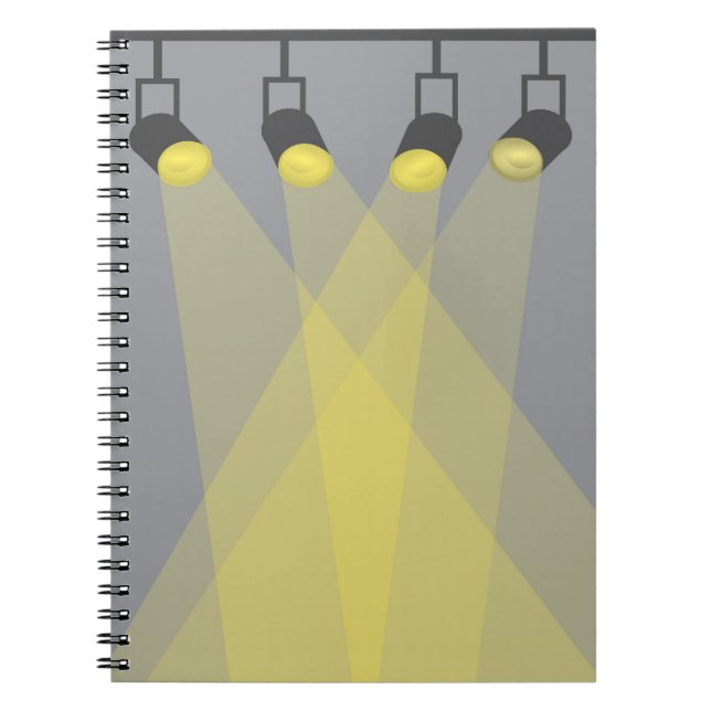Stage Lights Notebook (Front)
