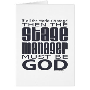 Stage Manager God