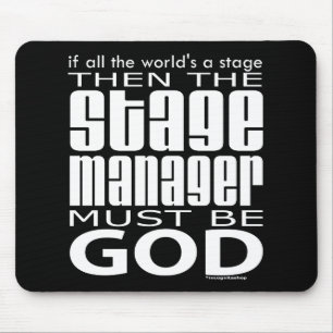Stage Manager God Mouse Pad