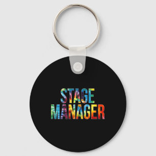 Stage Manager Tie Dye Appreciation Day Hello Byck Key Ring