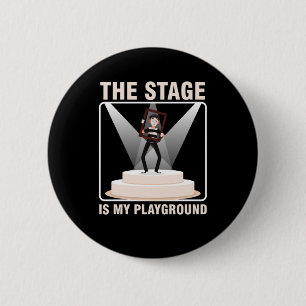 Stage Theatre Theatre Actor Actress Acting Gift 6 Cm Round Badge