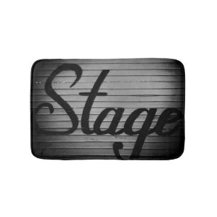 "Stage" Vintage Sign Bath Mat