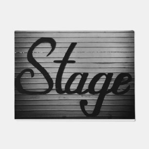 "Stage" Vintage Sign Doormat