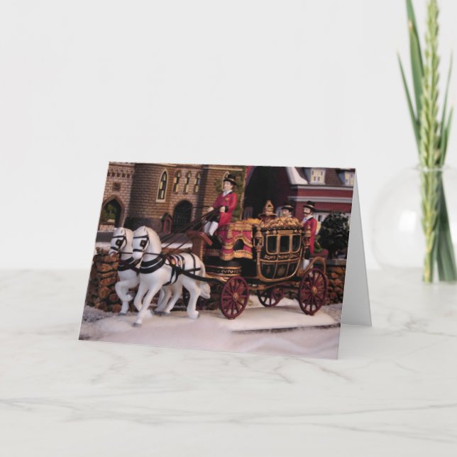 Stagecoach Christmas Card (Front)