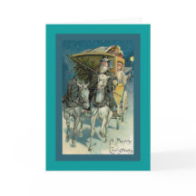 "Stagecoach Christmas" Christmas Card