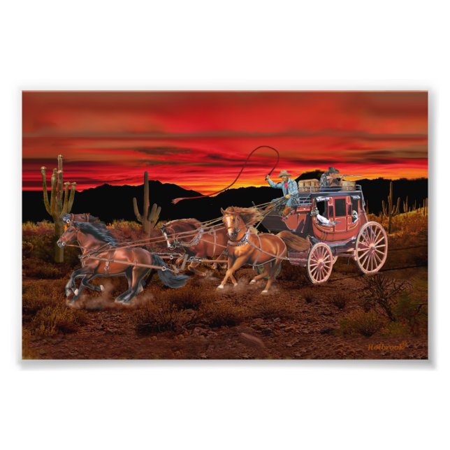 STAGECOACH COWBOYS PHOTO PRINT (Front)