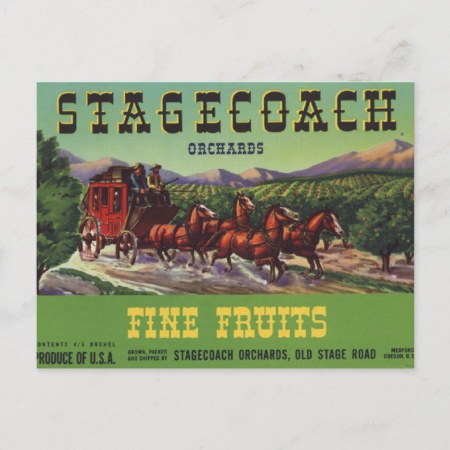 Stagecoach Postcard (Front)