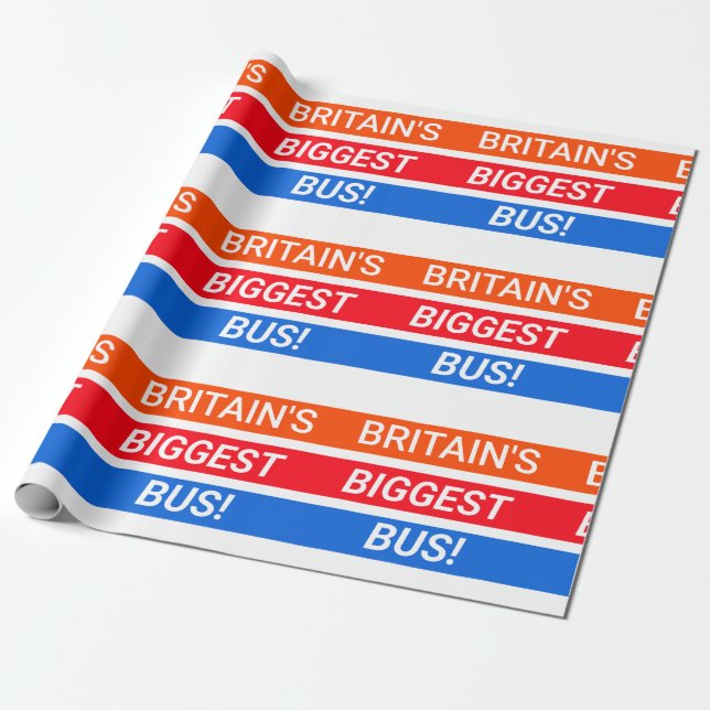 Stagecoach Wrapping Paper (Unrolled)