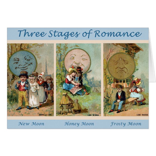 Stages of Romance Card (Front Horizontal)