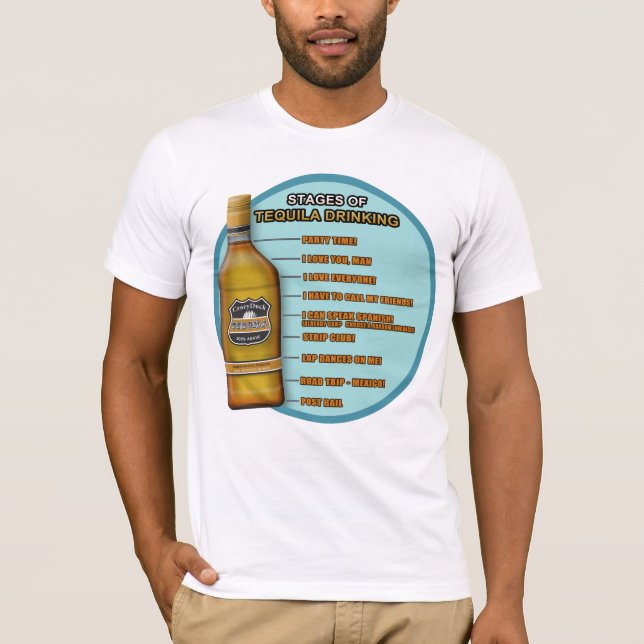 Stages of Tequila T-Shirt (Front)