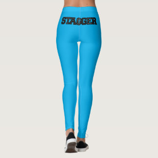 Stagger Women's Blue Leggings