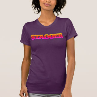 Stagger Women's Purple T-Shirt