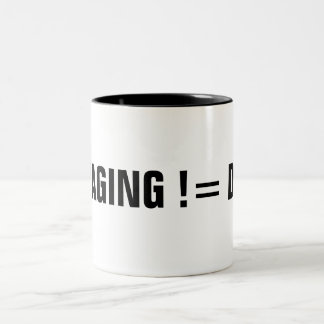 STAGING != DEV Two-Tone COFFEE MUG