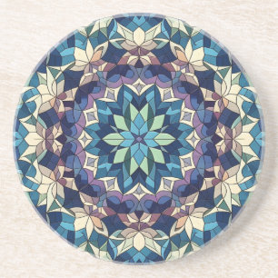 Stain Glass Bloom #2  Coaster