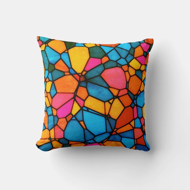 Stain Glass Cushion (Front)