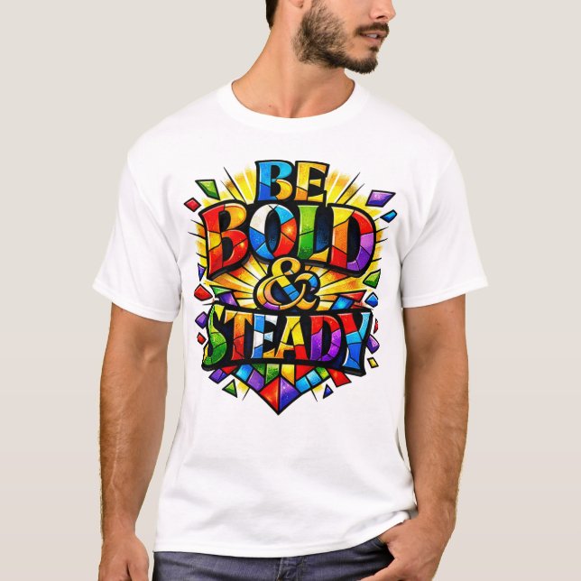 Stain glass design T-Shirt (Front)