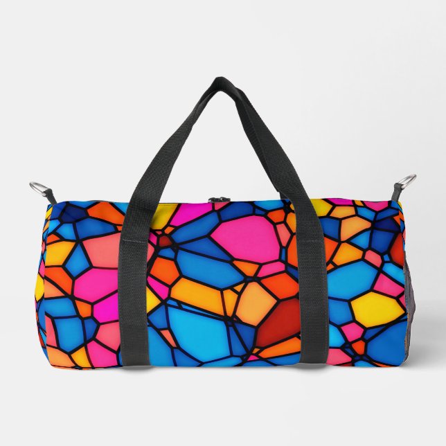 Stain Glass Duffle Bag (Front)