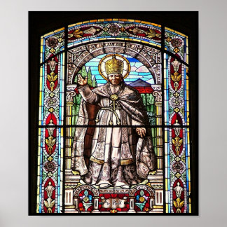 Stain glass poster