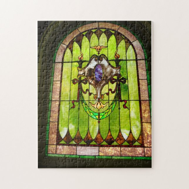 Stain Glass Window Jigsaw Puzzle (Vertical)