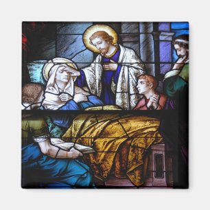 stain glass window magnet