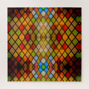 Stain Glass Window Majestic Jigsaw Puzzle