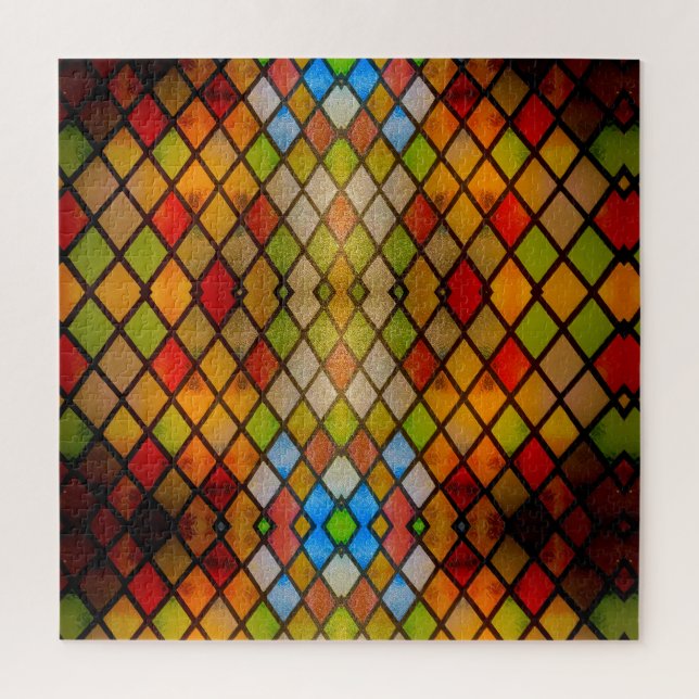 Stain Glass Window Majestic Jigsaw Puzzle (Vertical)
