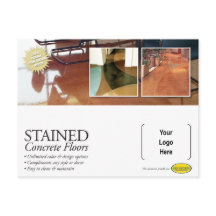 Stained Concrete Post Card