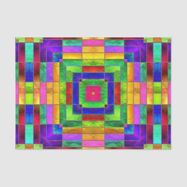 Stained Glass 7 Tissue Paper (Front)