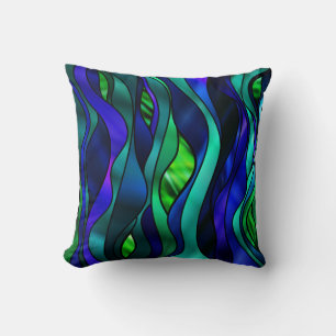 Stained Glass Abstract Cushion