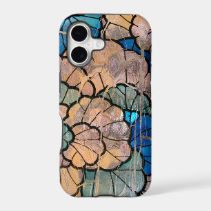 Stained glass abstract floral iPhone 5 5s case