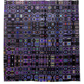 Stained Glass Abstract Shower Curtain