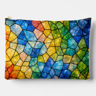 Stained glass accessory pouch