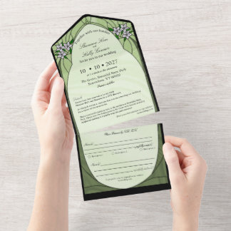 Stained Glass All in One Invitation