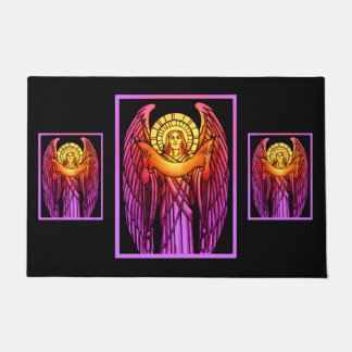 Stained Glass Angel  Doormat