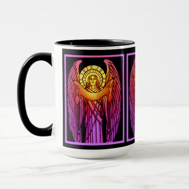 Stained Glass Angel Mug (Left)