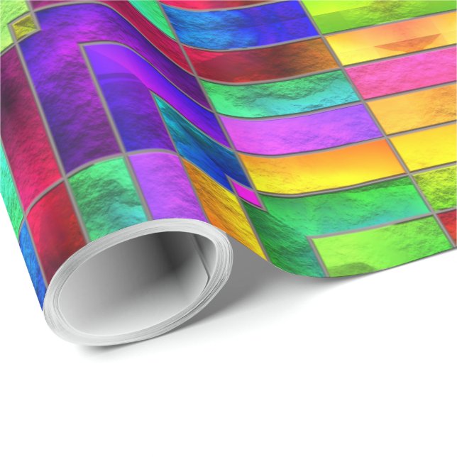 Stained Glass Art 7 Wrapping Paper (Roll Corner)