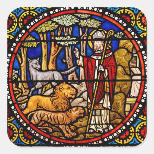 Stained Glass Art Church Window Stickers